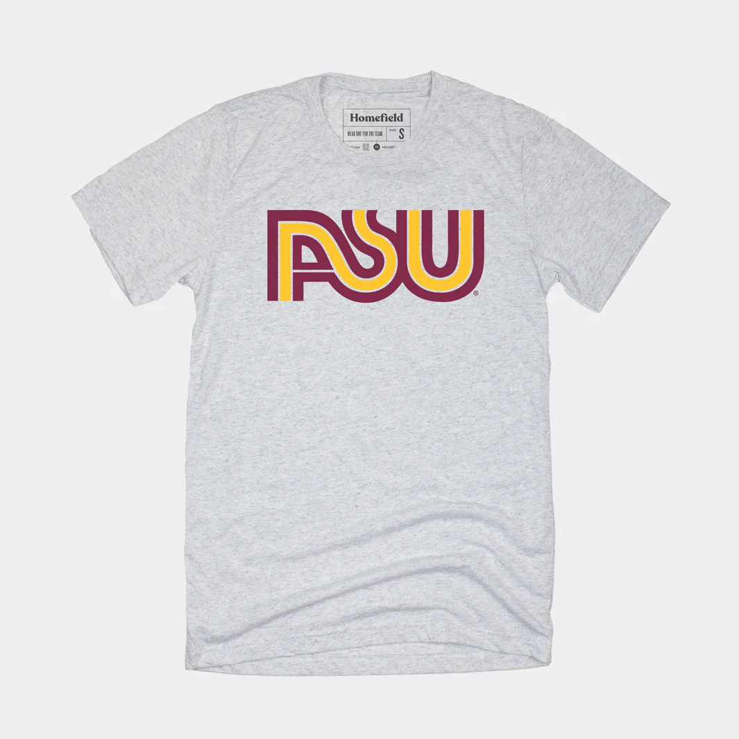1970s "ASU" Logo Tee