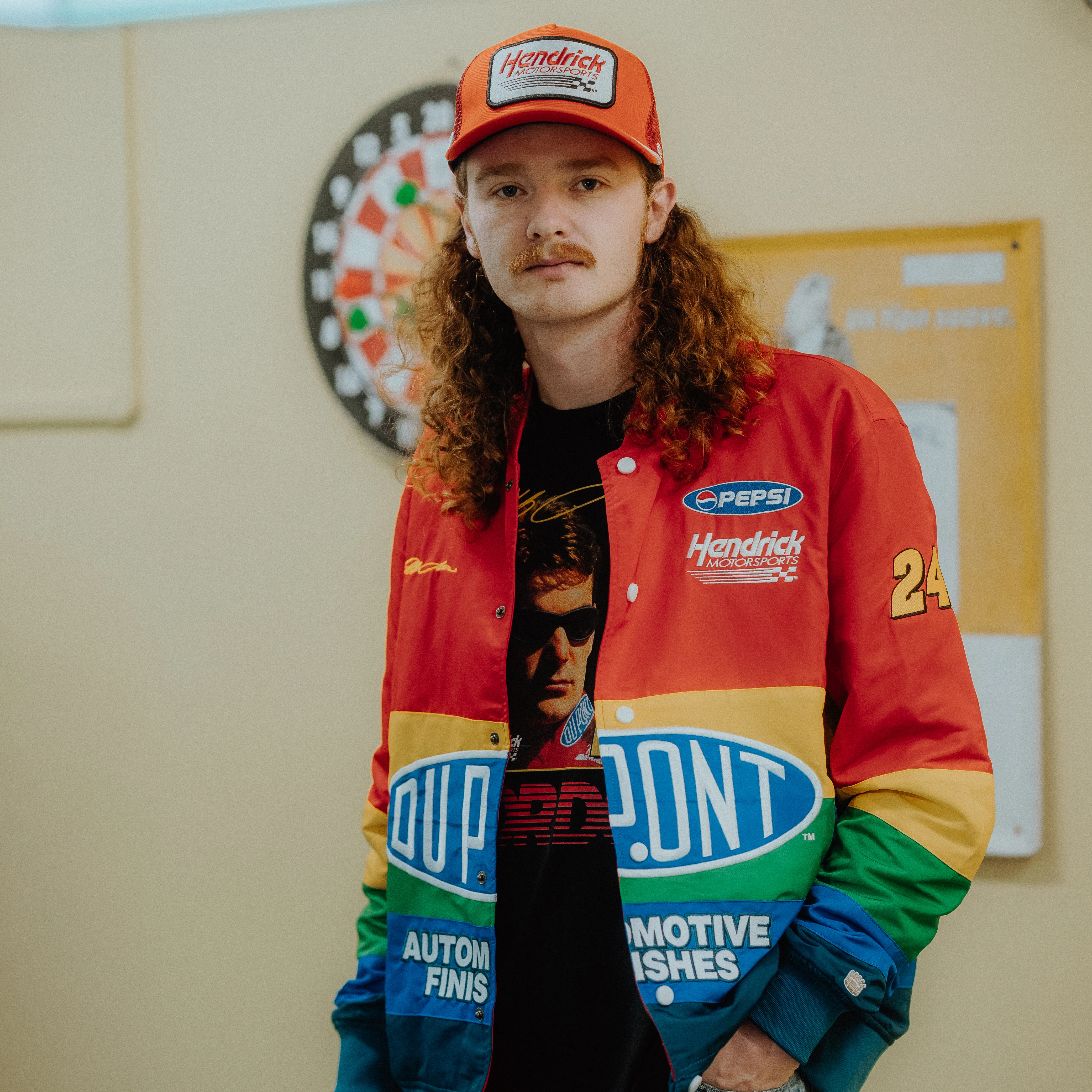 1990s-Inspired Jeff Gordon Bomber Jacket - Image 4