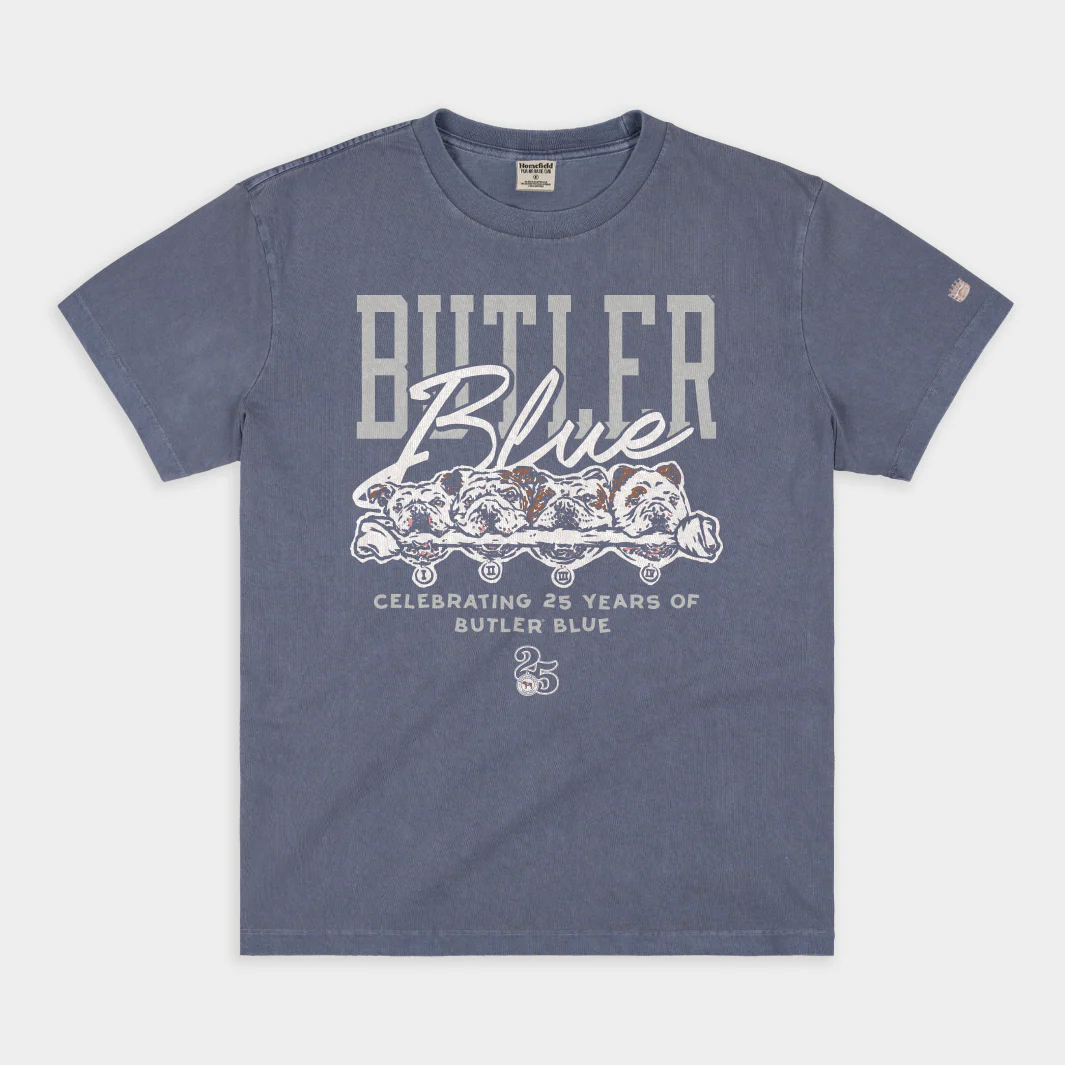25 Years of Butler Blue Heavyweight Tee