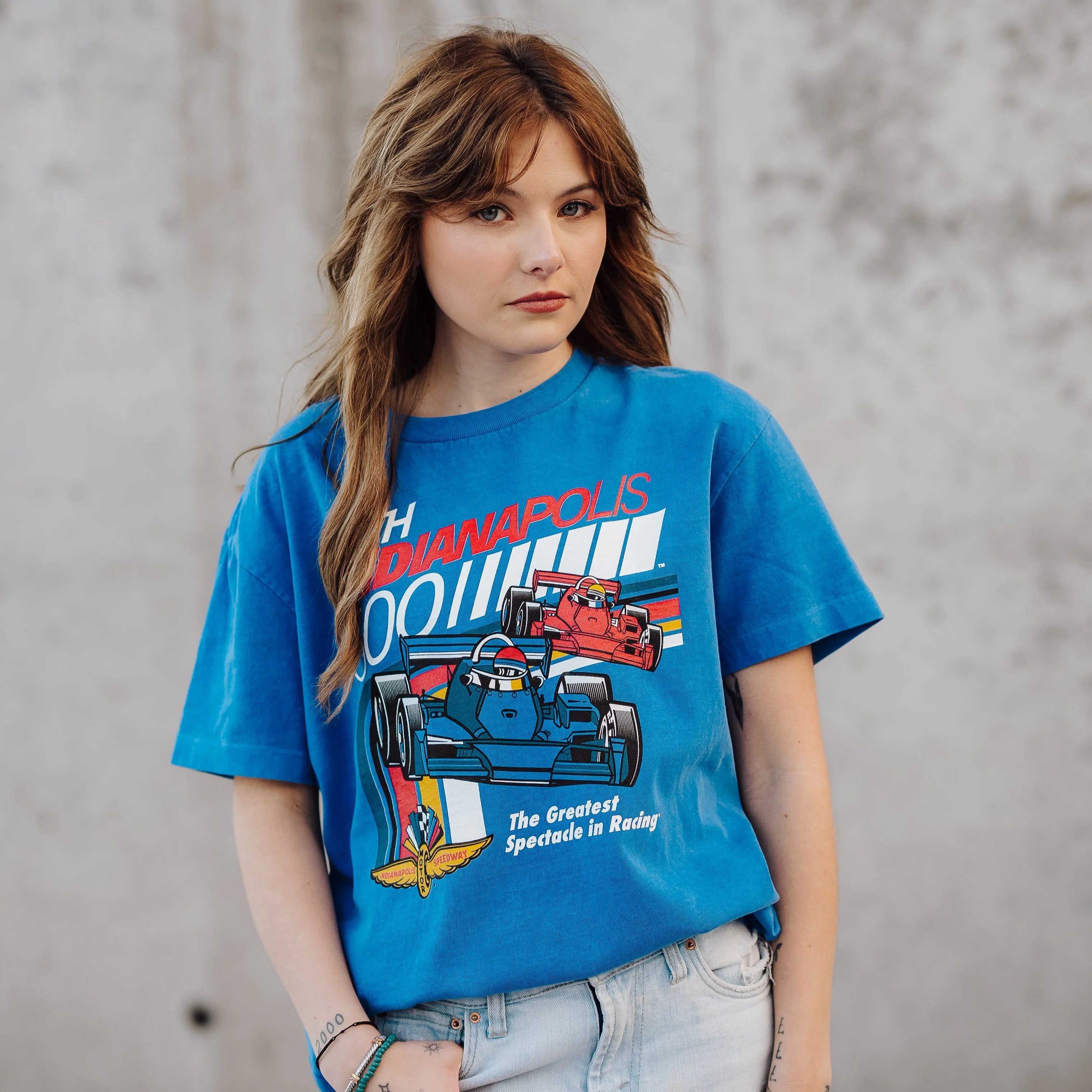 65th Indianapolis 500 1981 Vintage Heavyweight Tee - Image 2