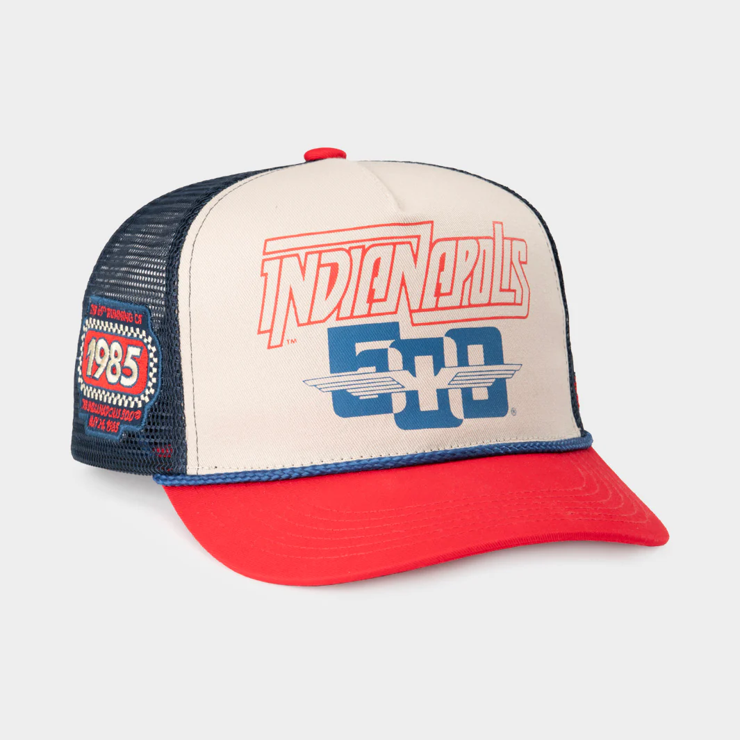 69th Indianapolis 500 1985 Vintage Trucker Hat - Image 2