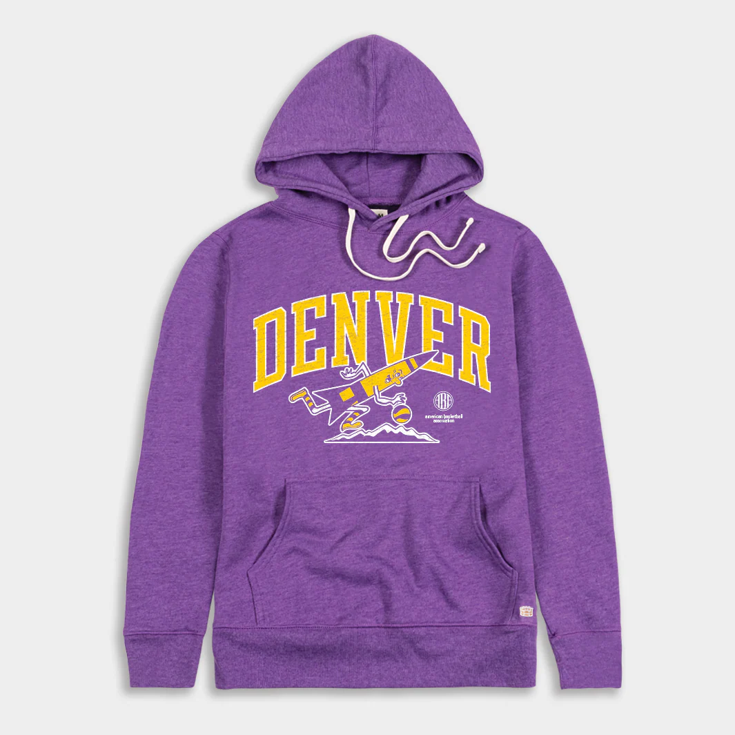ABA Denver Rockets Logo Hoodie