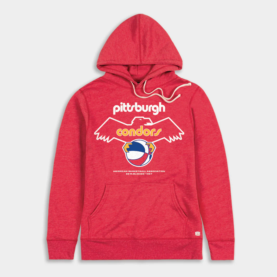 ABA Pittsburgh Condors Retro Logo Hoodie
