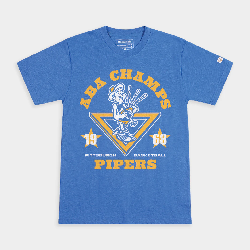ABA Pittsburgh Pipers 1968 Champs Tee