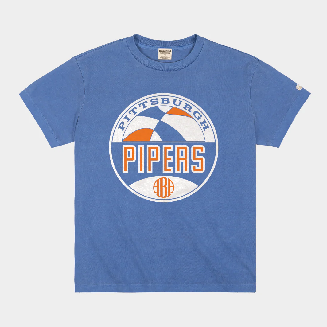ABA Pittsburgh Pipers Logo Heavyweight Tee