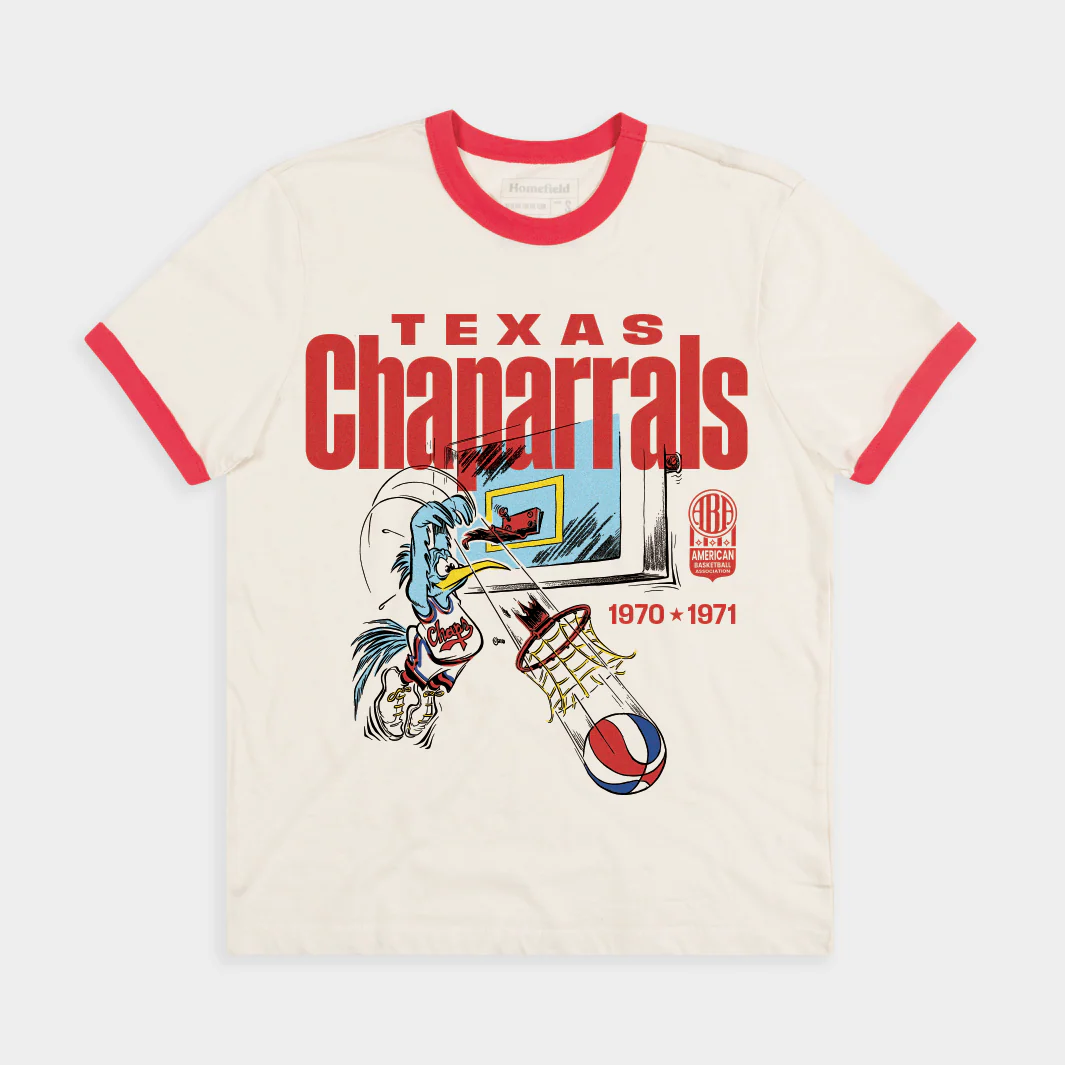 ABA Texas Chaparrals 1970-71 Ringer Tee