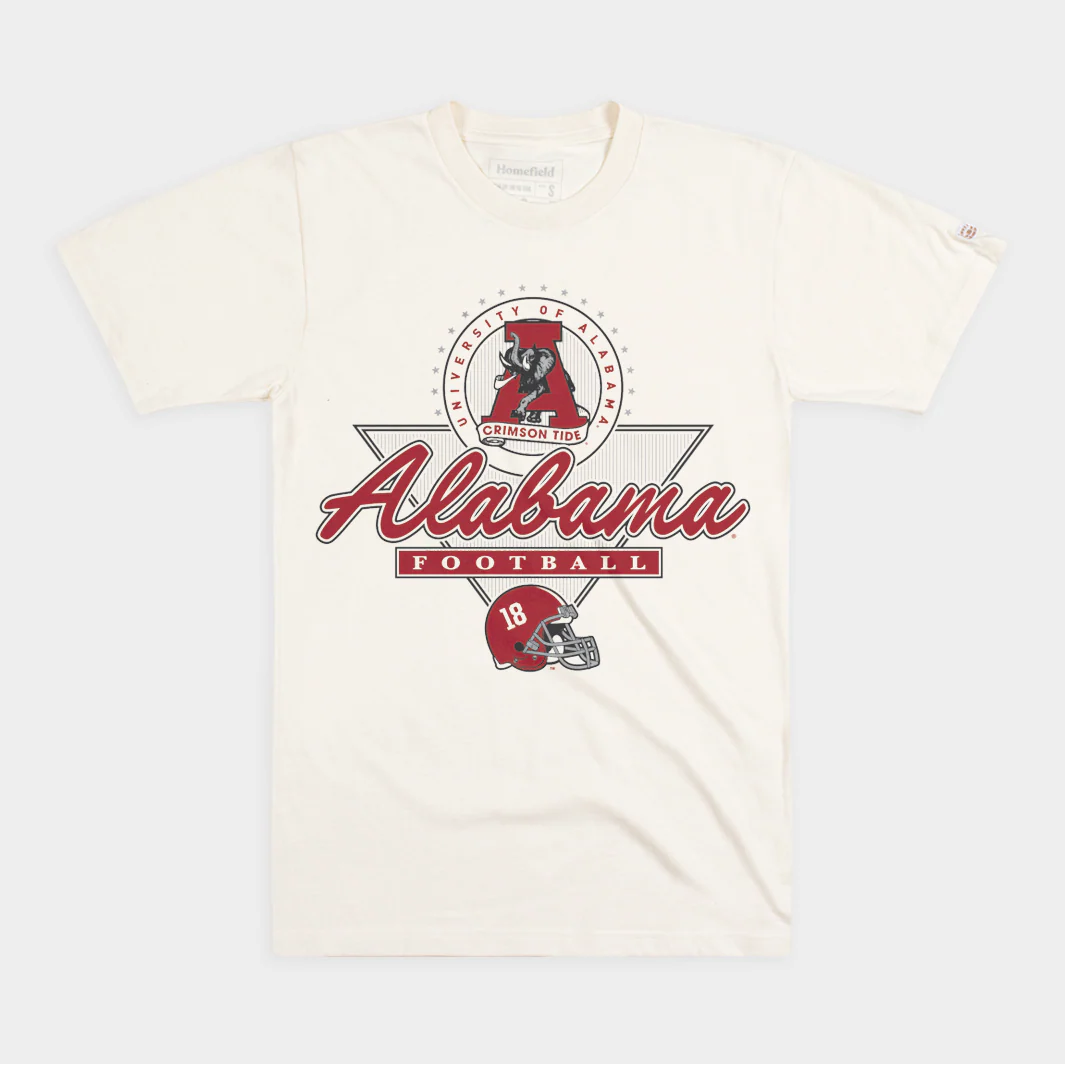 Alabama Crimson Tide Classic Football Helmet Tee