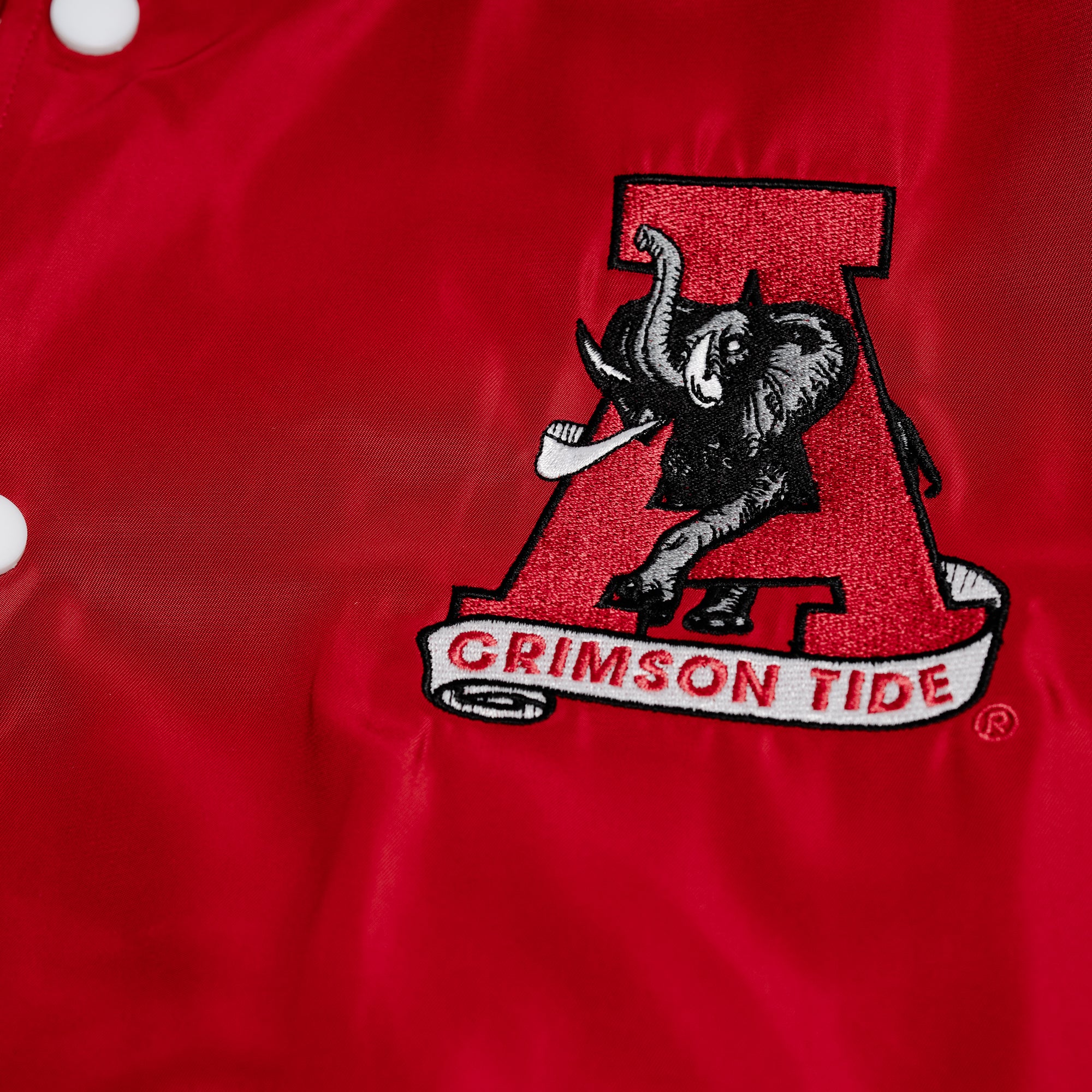 Alabama Crimson Tide Vintage Logo Bomber Jacket - Image 5