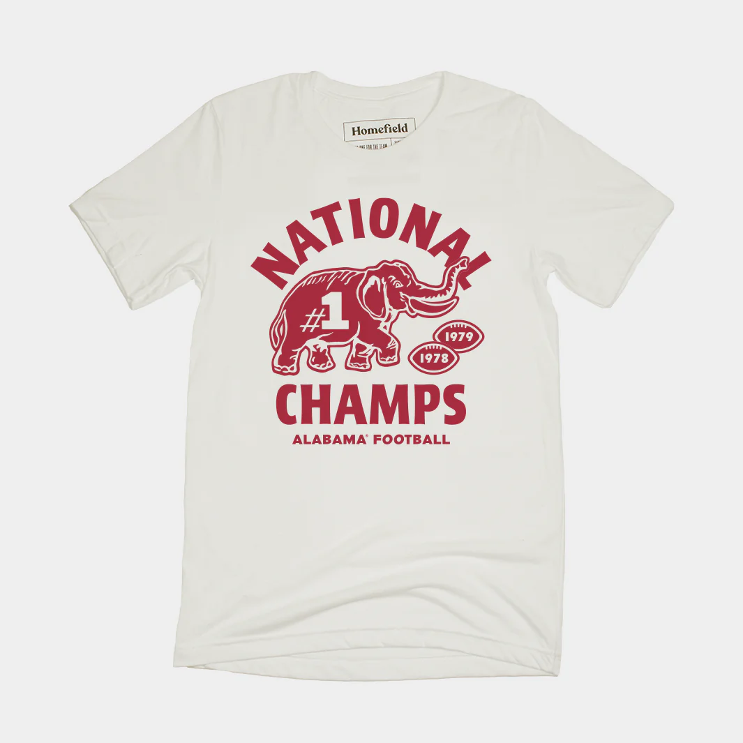 Alabama Football 1978 and 1979 Champs Tee