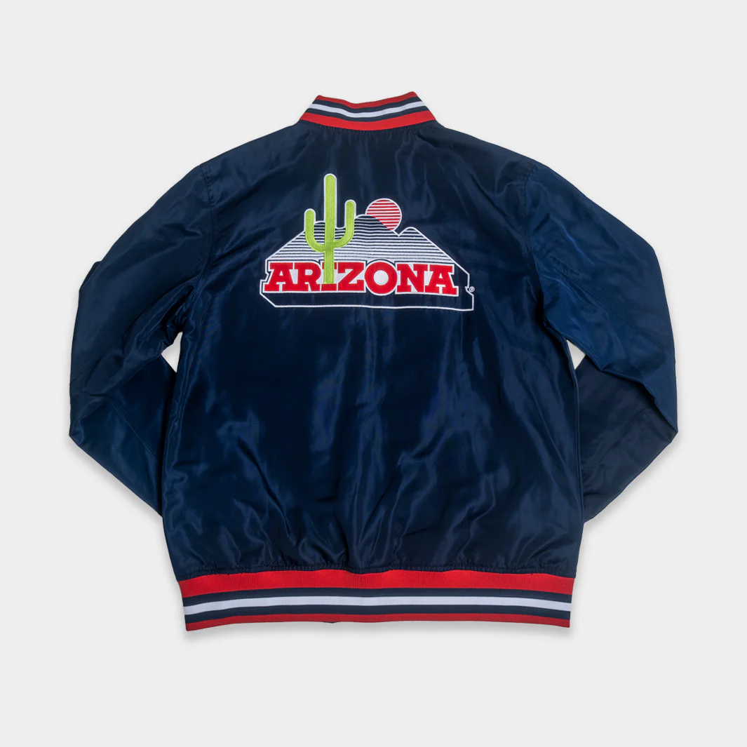 Arizona Wildcats Retro Bomber Jacket - Image 2