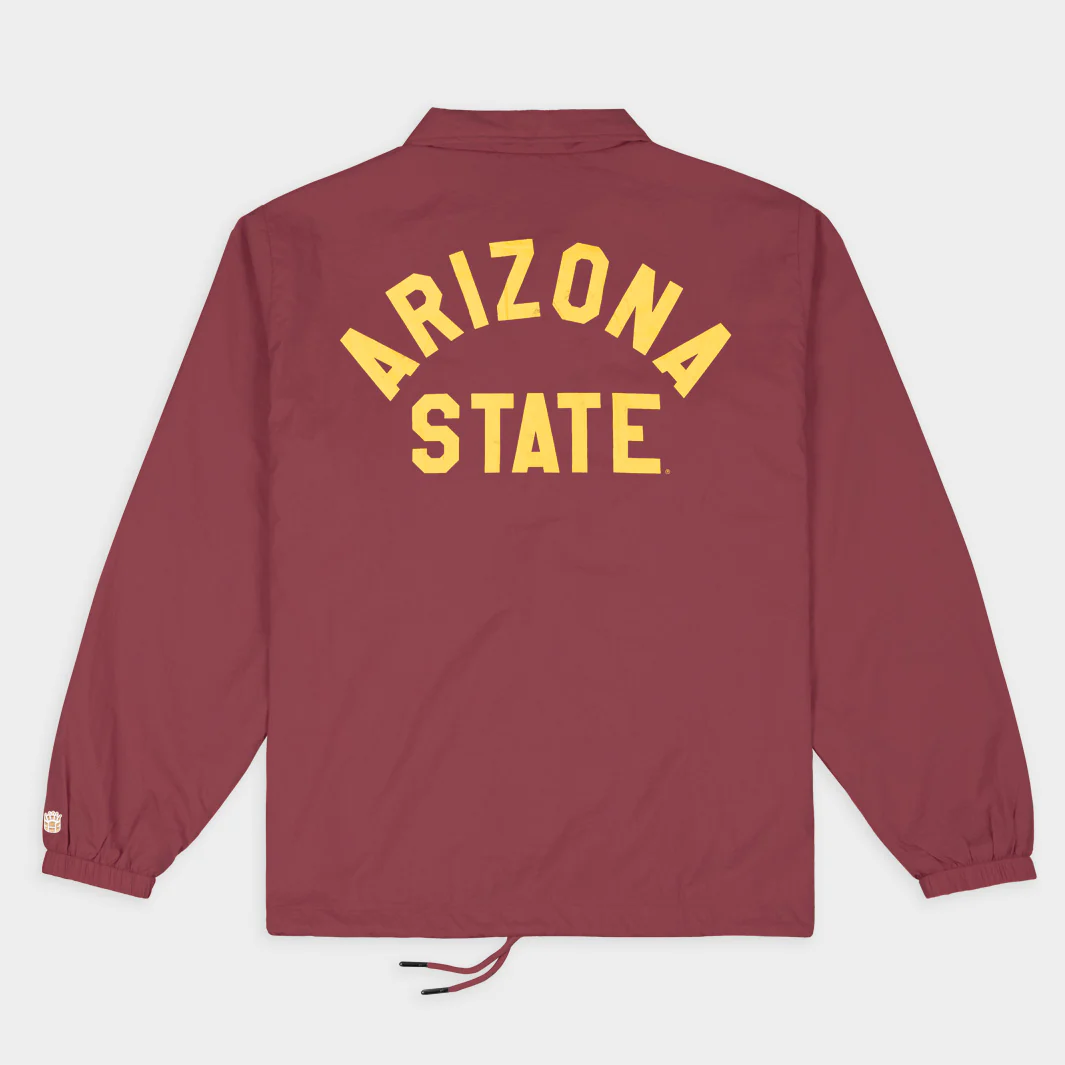 Arizona State Sun Devils Retro Logo Coaches Jacket - Image 2