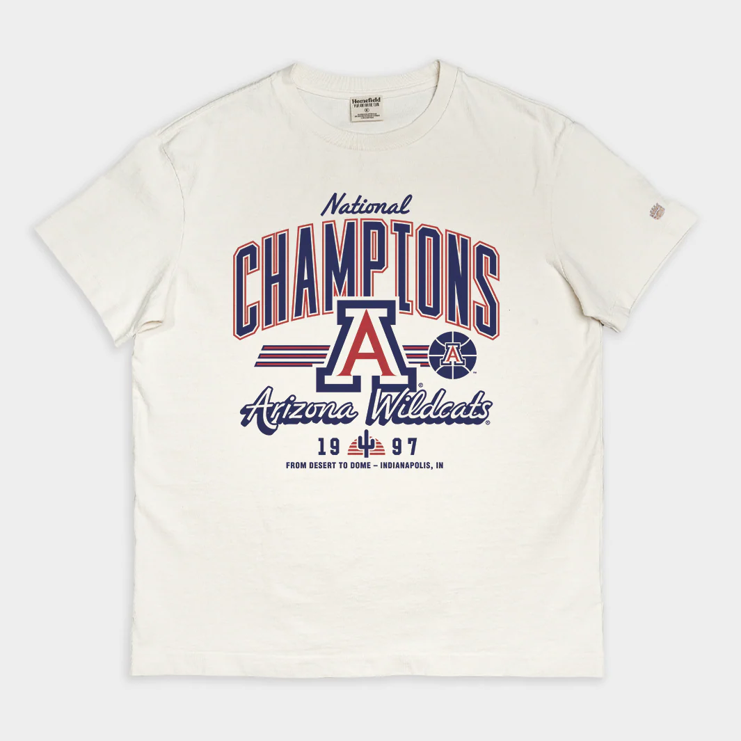 Arizona Wildcats 1997 Champs Vintage Heavyweight Tee