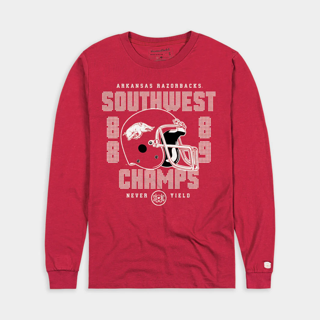 Arkansas Football 1988 and 1989 SWC Long Sleeve