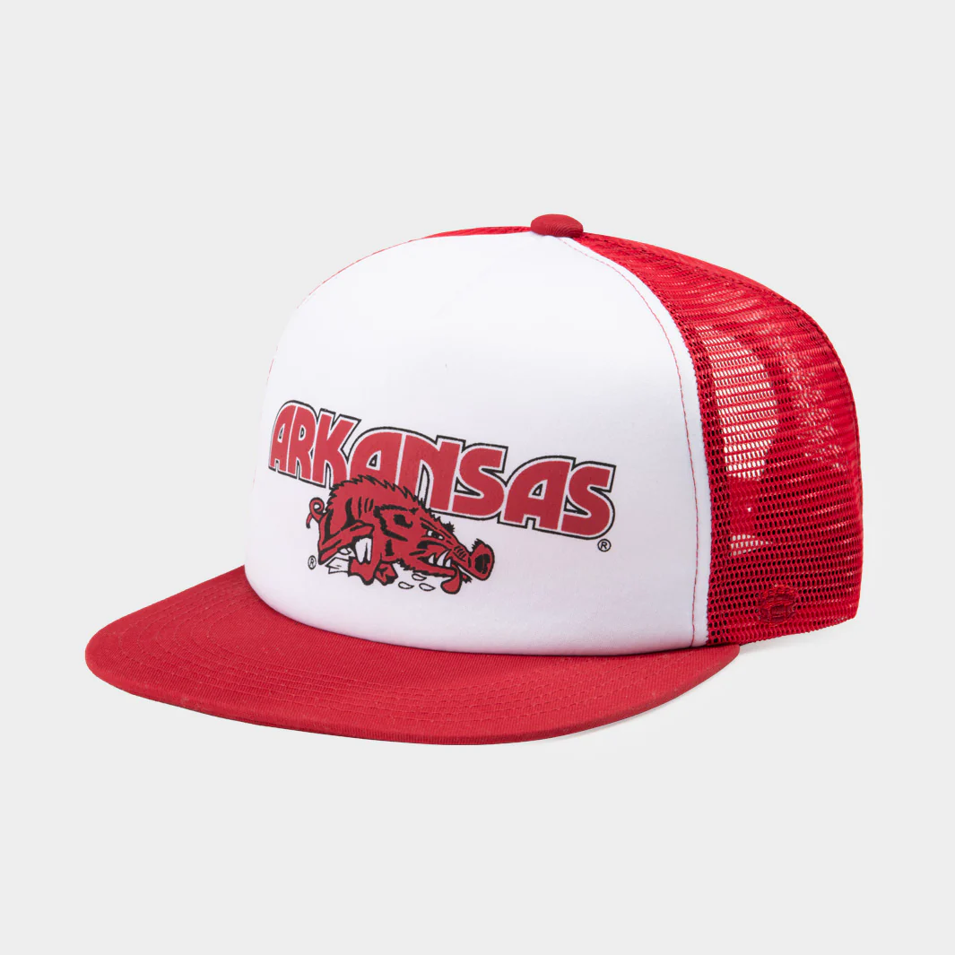 Arkansas Razorbacks Retro Logo Trucker Hat