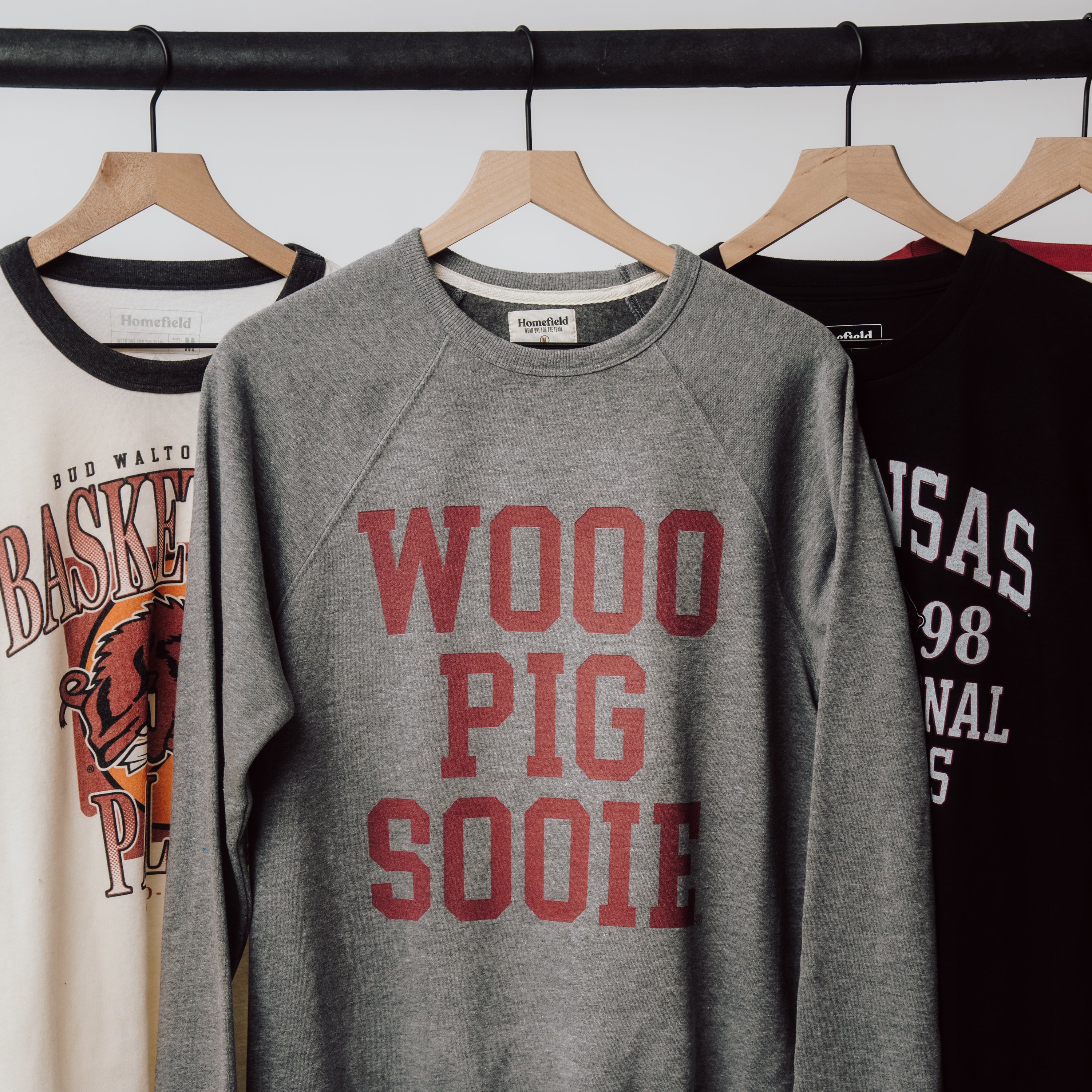 Arkansas "Woo Pig Sooie" Varsity Crewneck - Image 2