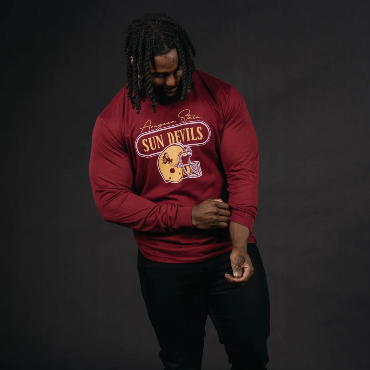 ASU Sun Devils Football Long Sleeve - Image 2
