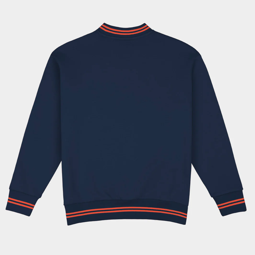 Auburn Football Embroidered Tri-Stripe Crewneck - Image 2