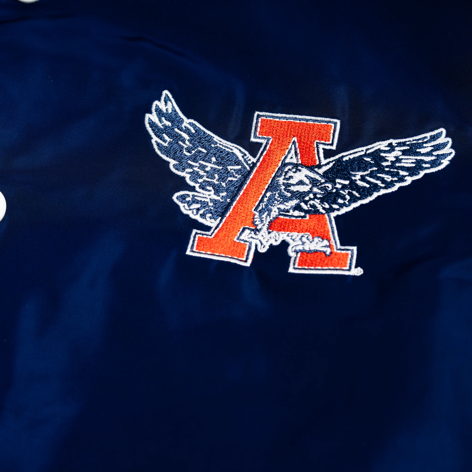 Auburn Tigers Retro War Eagle Logo Bomber Jacket - Image 6