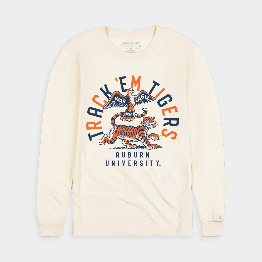 Auburn "Track 'Em Tigers" War Eagle Long Sleeve