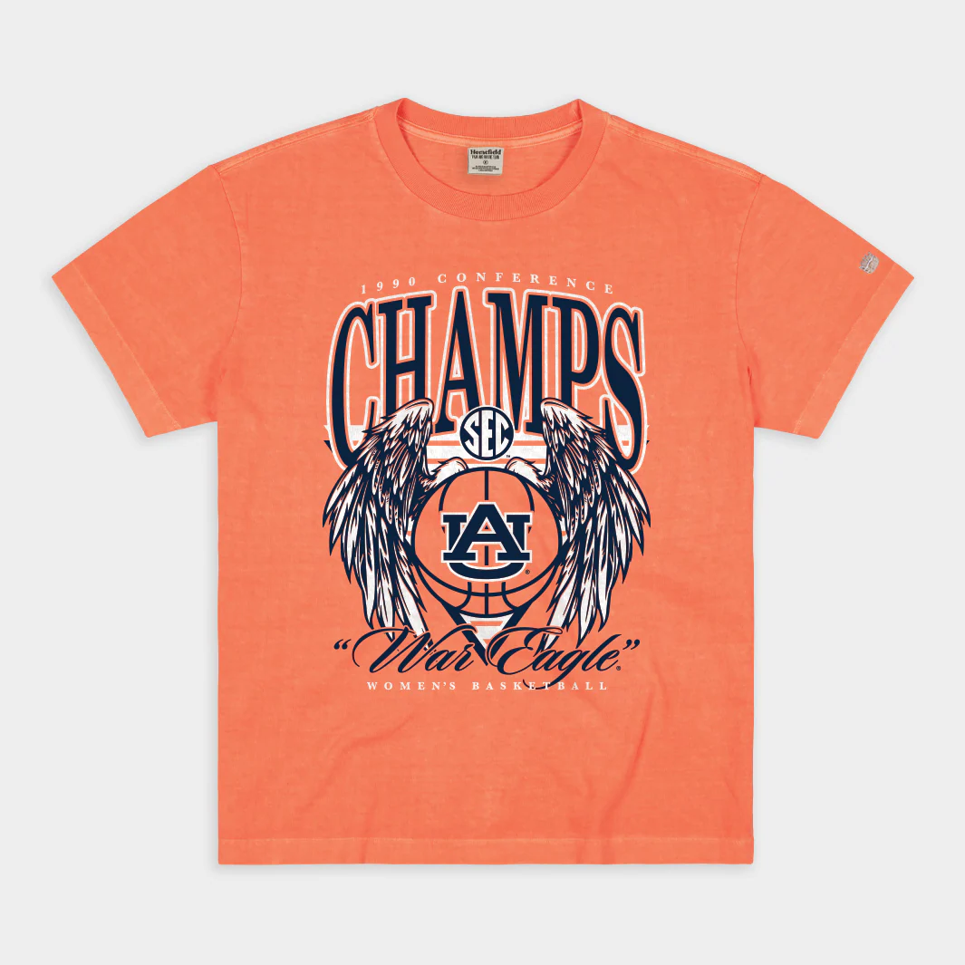 Auburn Women's Basketball 1990 SEC Champs Heavyweight Tee