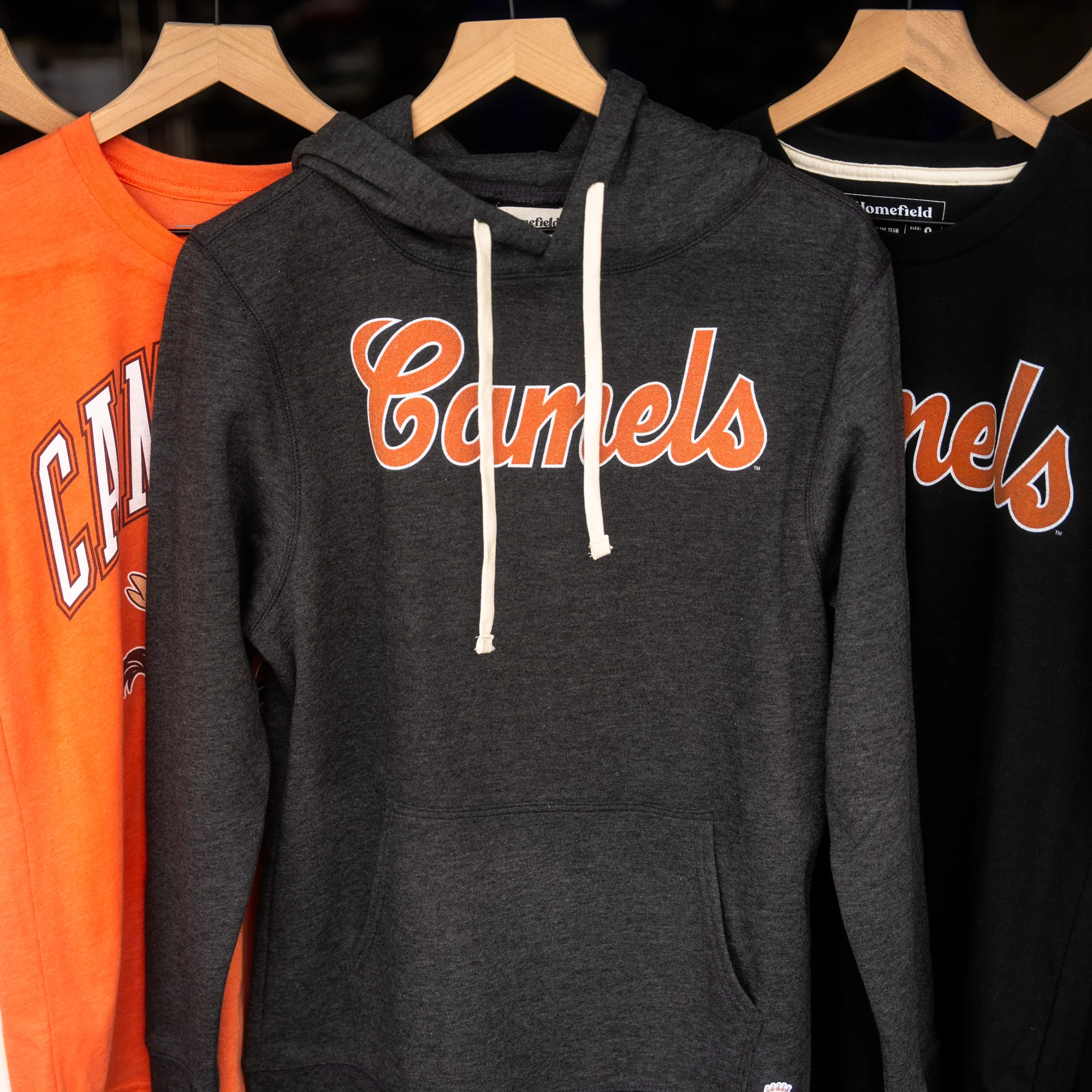 Campbell Women's Basketball 1989 Camels Script Hoodie - Image 2