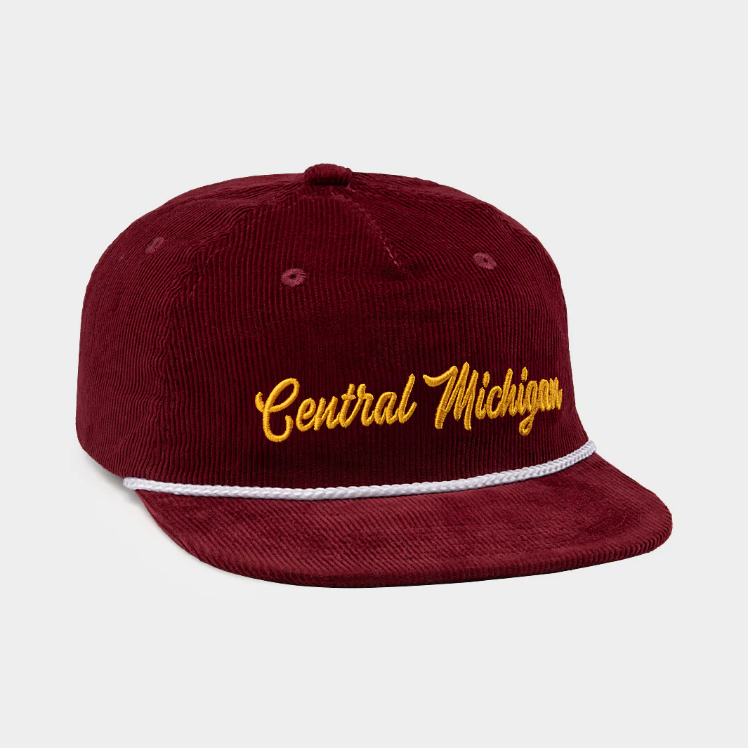 Central Michigan Retro-Inspired Corduroy Hat - Image 2