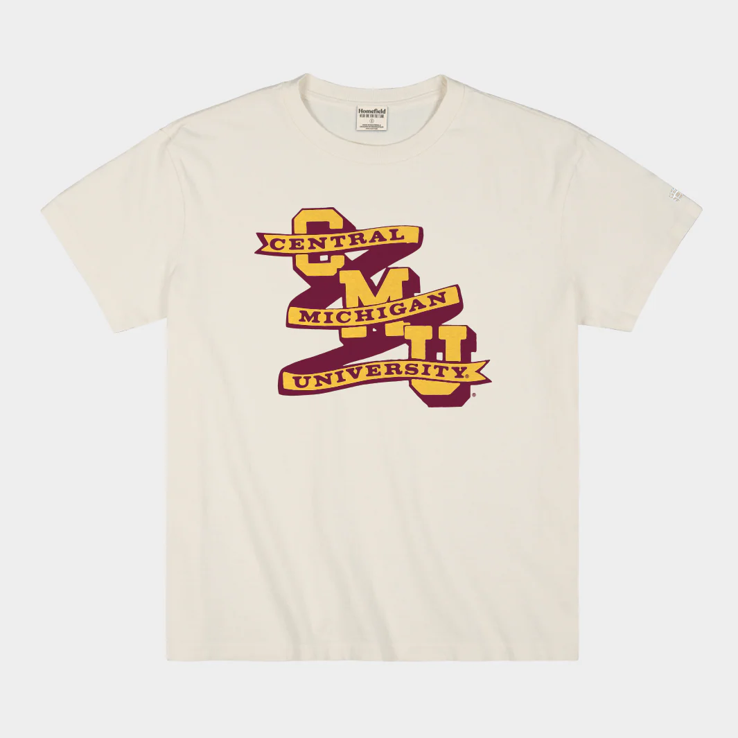 Central Michigan Vintage Logo Heavyweight Tee