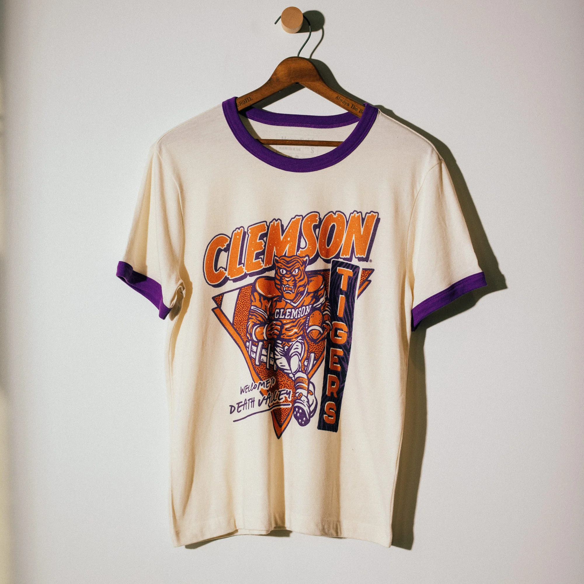 Clemson Tigers 1990s Vintage Ringer Tee - Image 2
