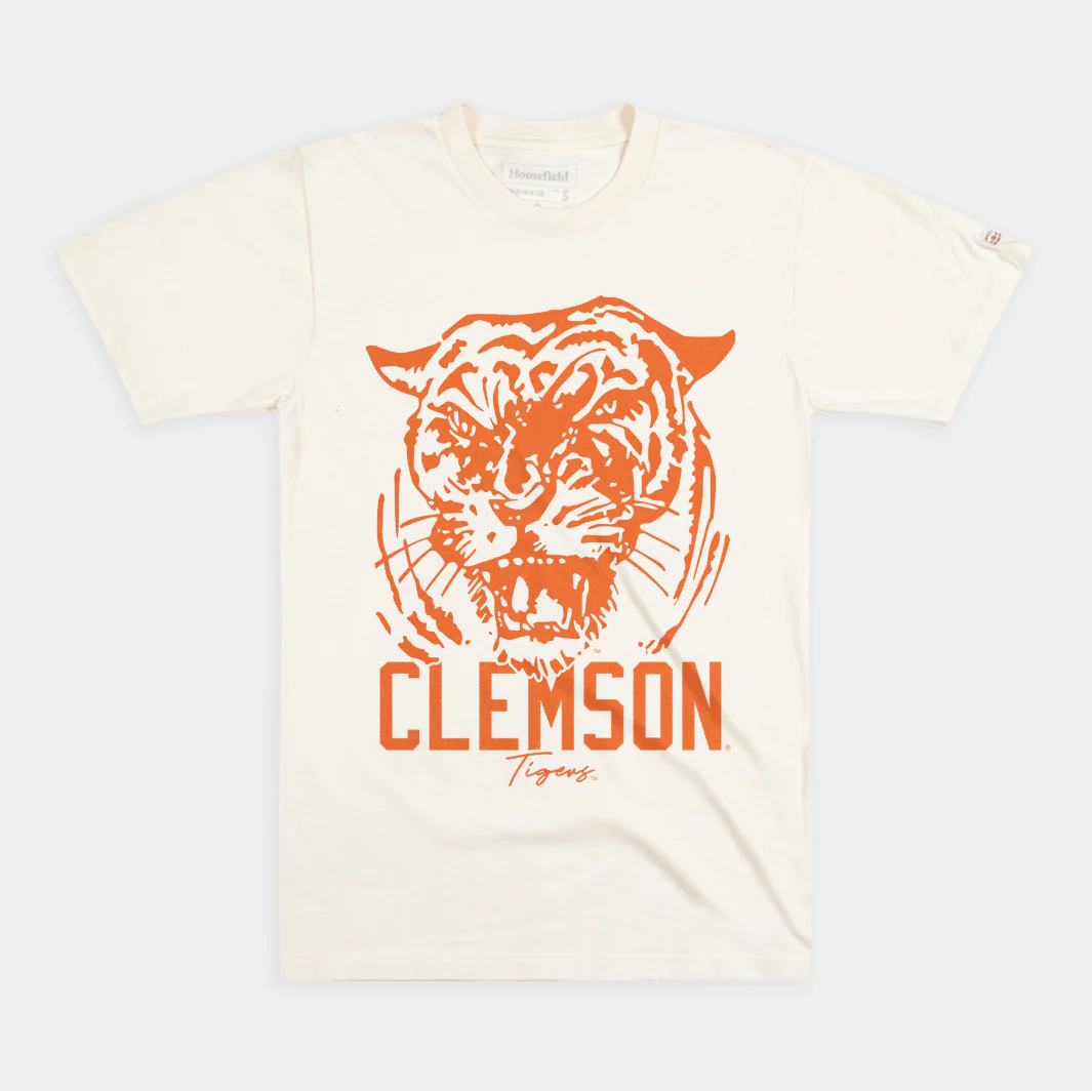 Clemson Tigers Retro Illustration Tee