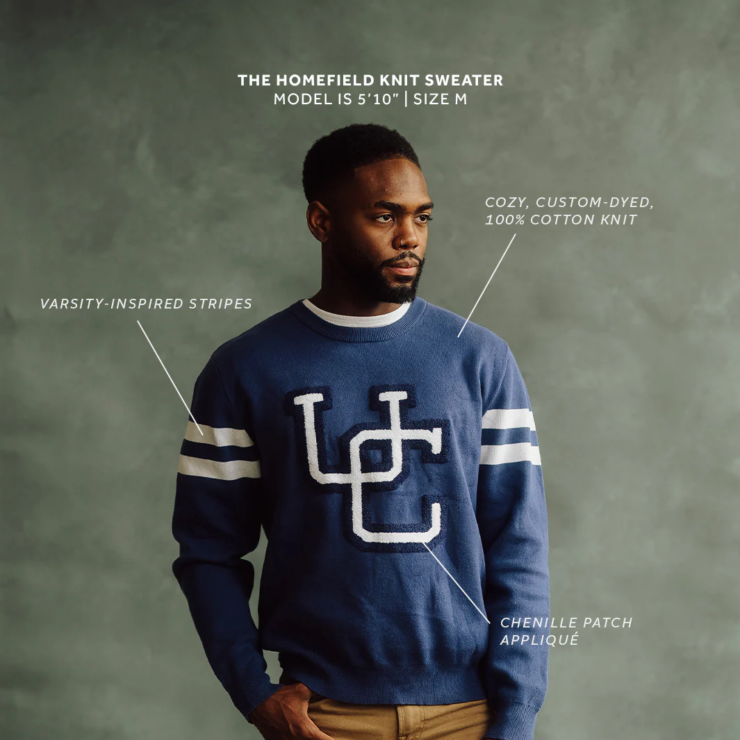 Clemson Vintage Logo Knit Sweater - Image 3