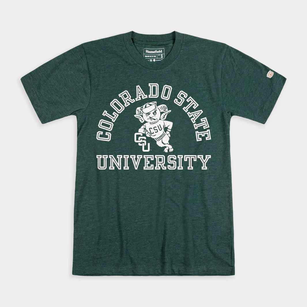 Colorado State Leaning Ram Midcentury Tee