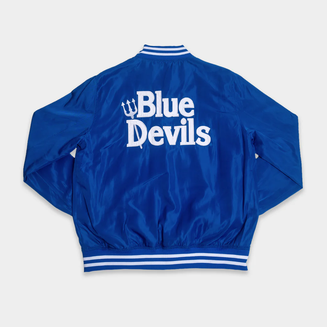 Duke Blue Devils Vintage-Inspired Bomber Jacket - Image 2