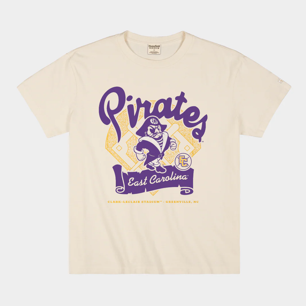 ECU Pirates Baseball Ballpark Heavyweight Tee