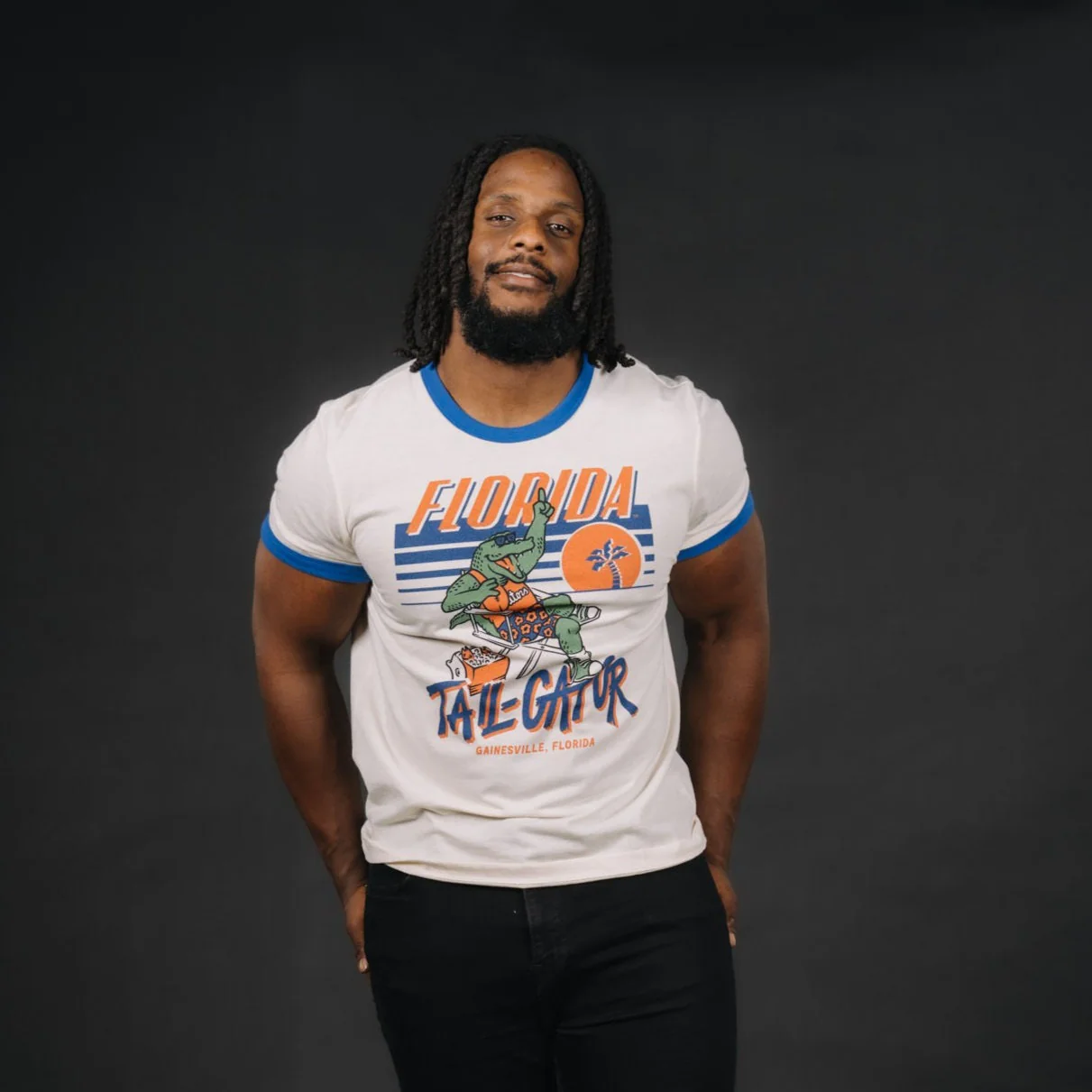 Florida 1987 Tail-Gator Ringer Tee - Image 2