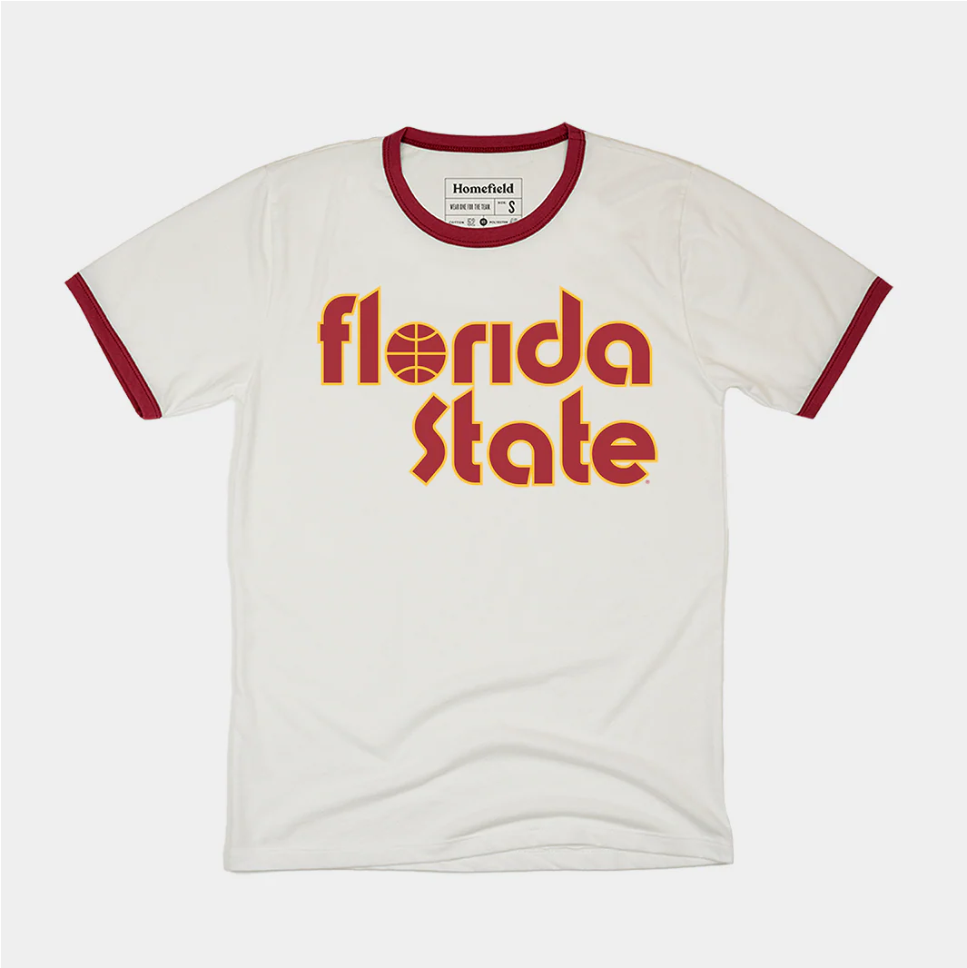Florida State Basketball Ringer Tee
