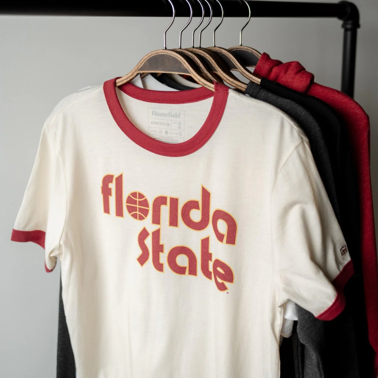 Florida State Basketball Ringer Tee - Image 2