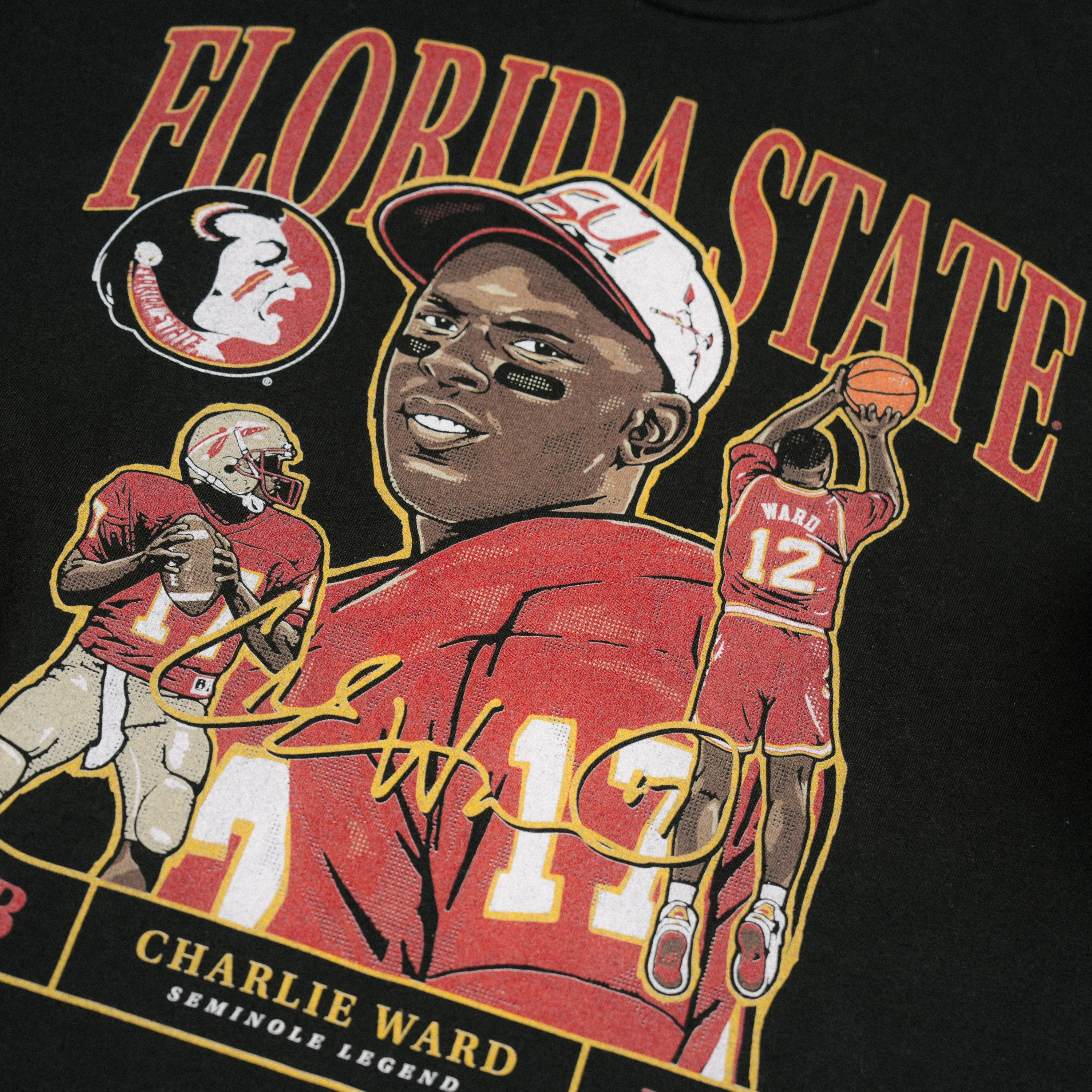 Florida State Charlie Ward Vintage-Inspired Tee - Image 2