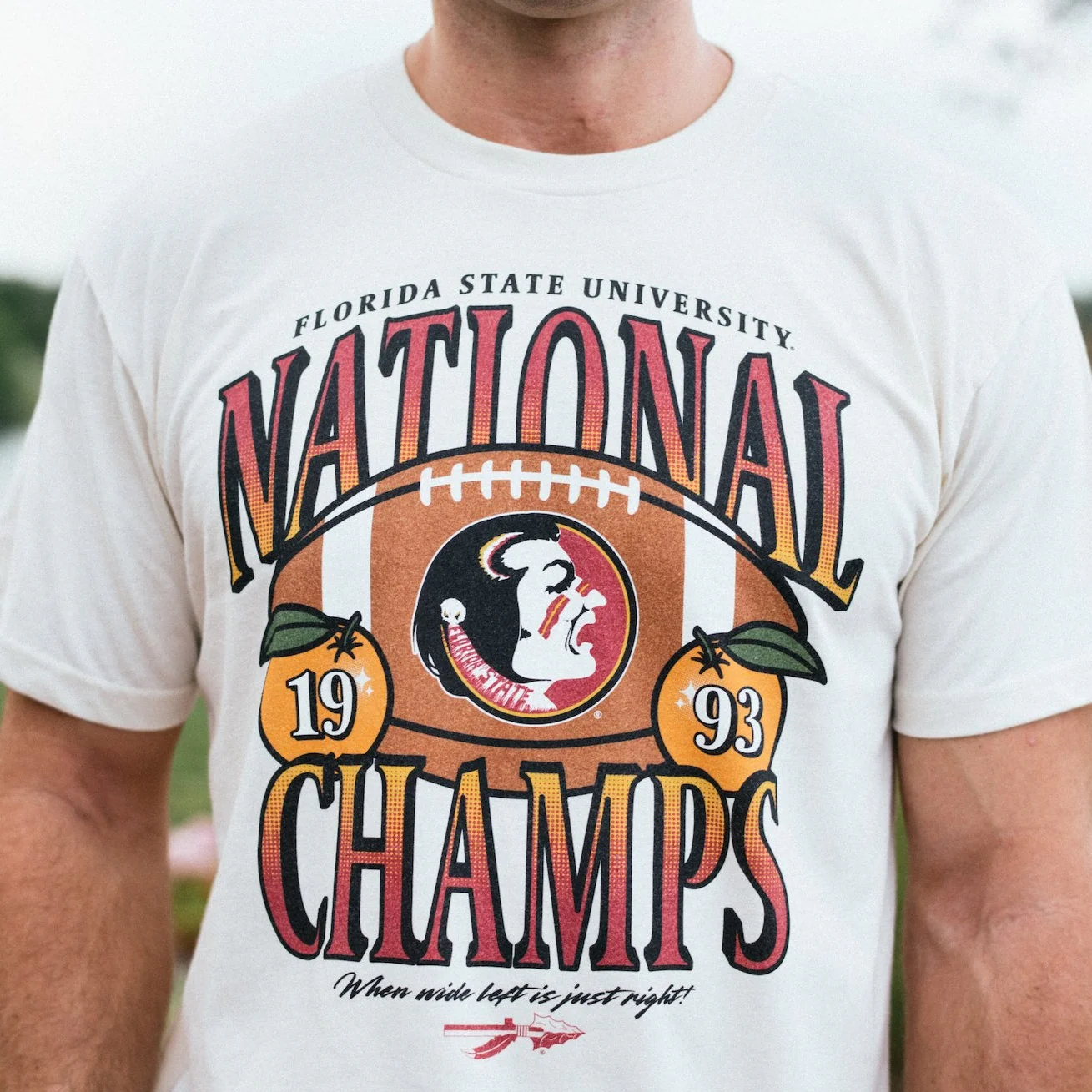 Florida State Football 1993 National Champs Tee - Image 2