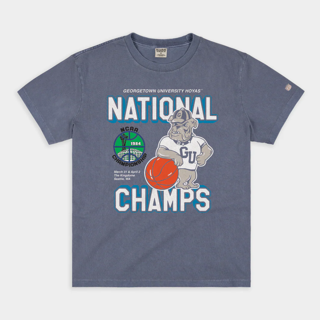 Georgetown Basketball 1984 National Championship Heavyweight Tee