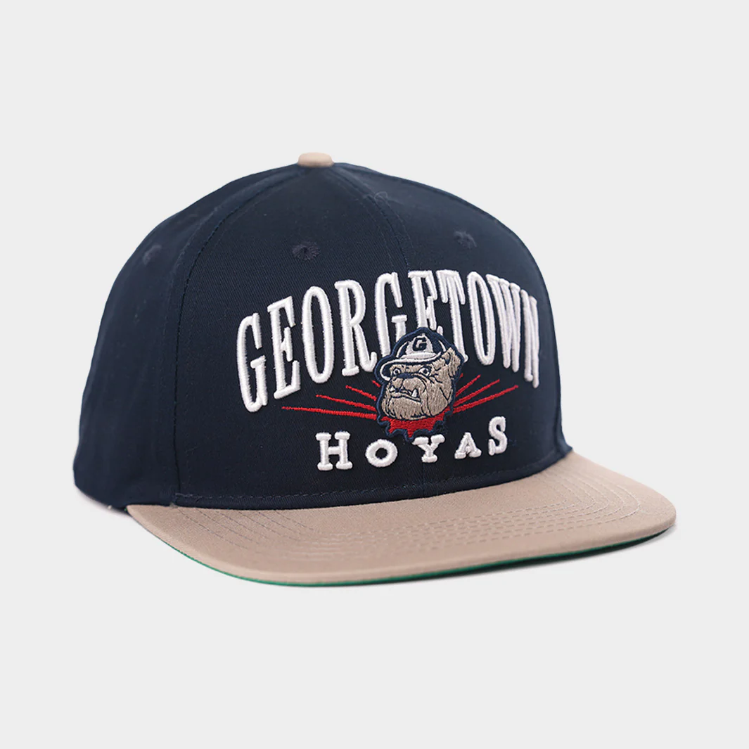 Georgetown Hoyas Vintage Bulldog Snapback Hat - Image 2
