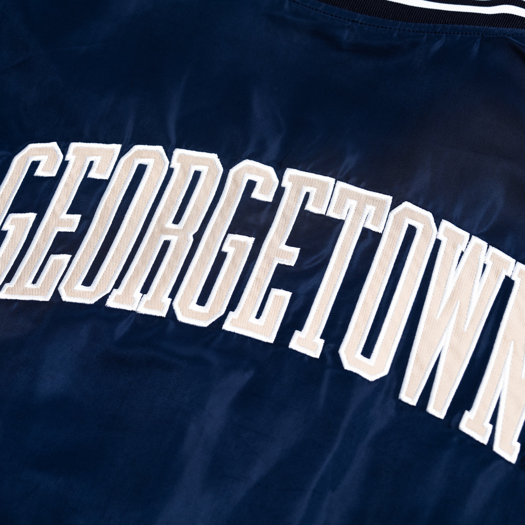 Georgetown Hoyas Vintage Logo Bomber Jacket - Image 3