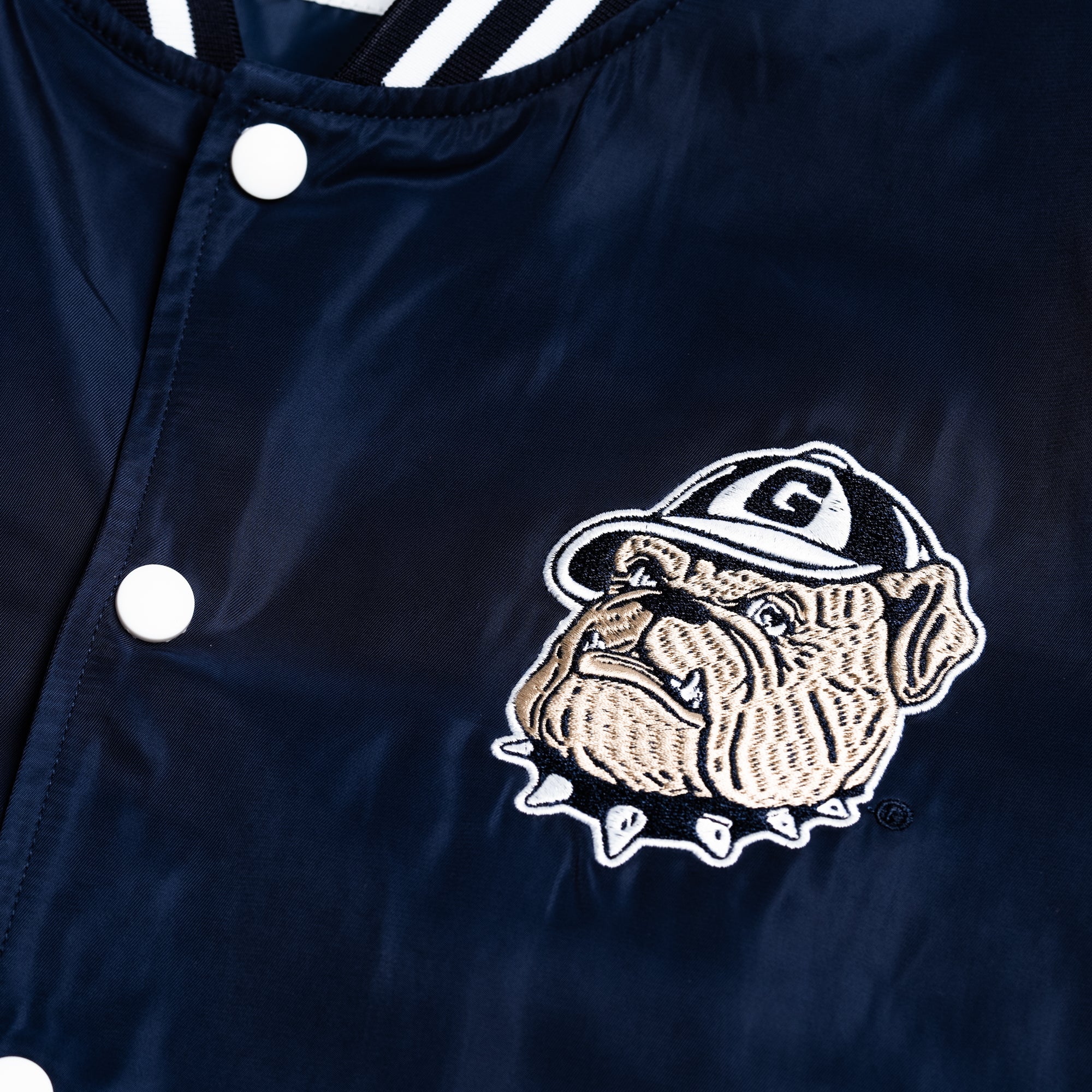 Georgetown Hoyas Vintage Logo Bomber Jacket - Image 4