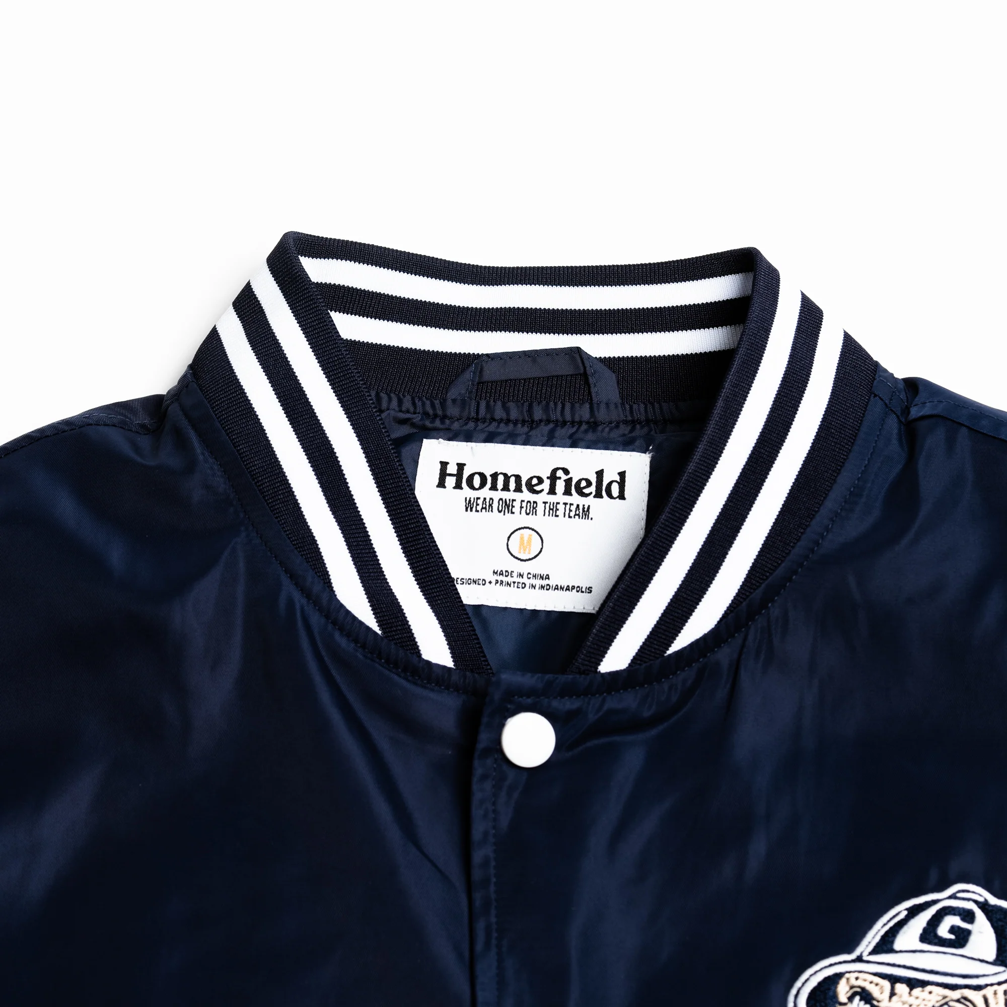 Georgetown Hoyas Vintage Logo Bomber Jacket - Image 5