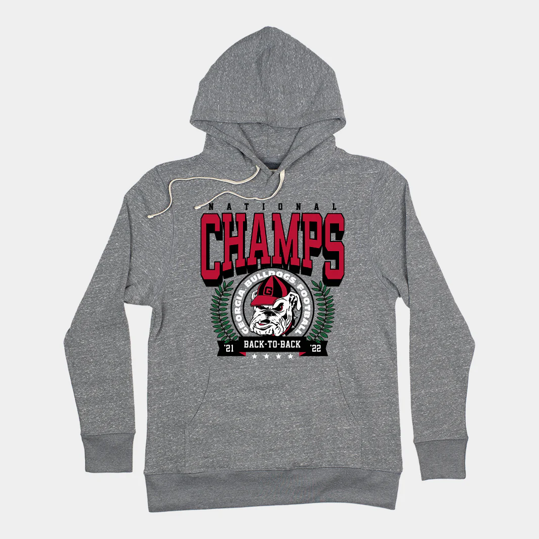 Georgia 2022 Back-to-Back National Champs Hoodie