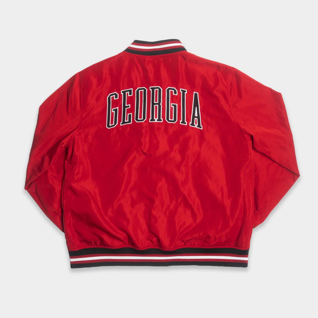 Georgia Bulldogs Vintage Dawgs Logo Bomber Jacket - Image 2