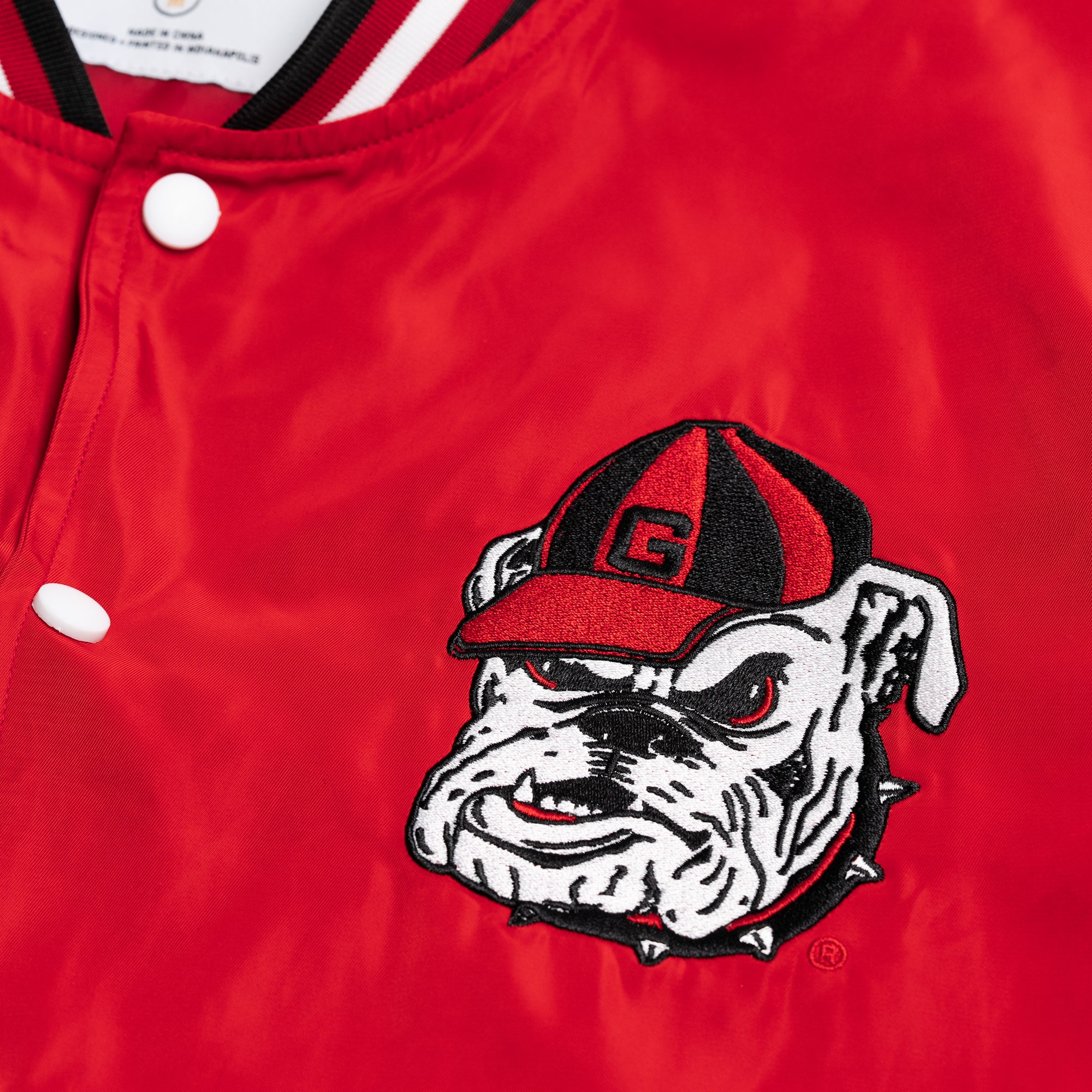 Georgia Bulldogs Vintage Dawgs Logo Bomber Jacket - Image 5