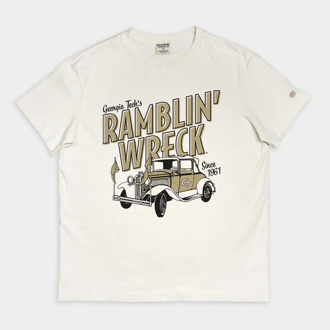 Georgia Tech Ramblin' Wreck Vintage Heavyweight Tee