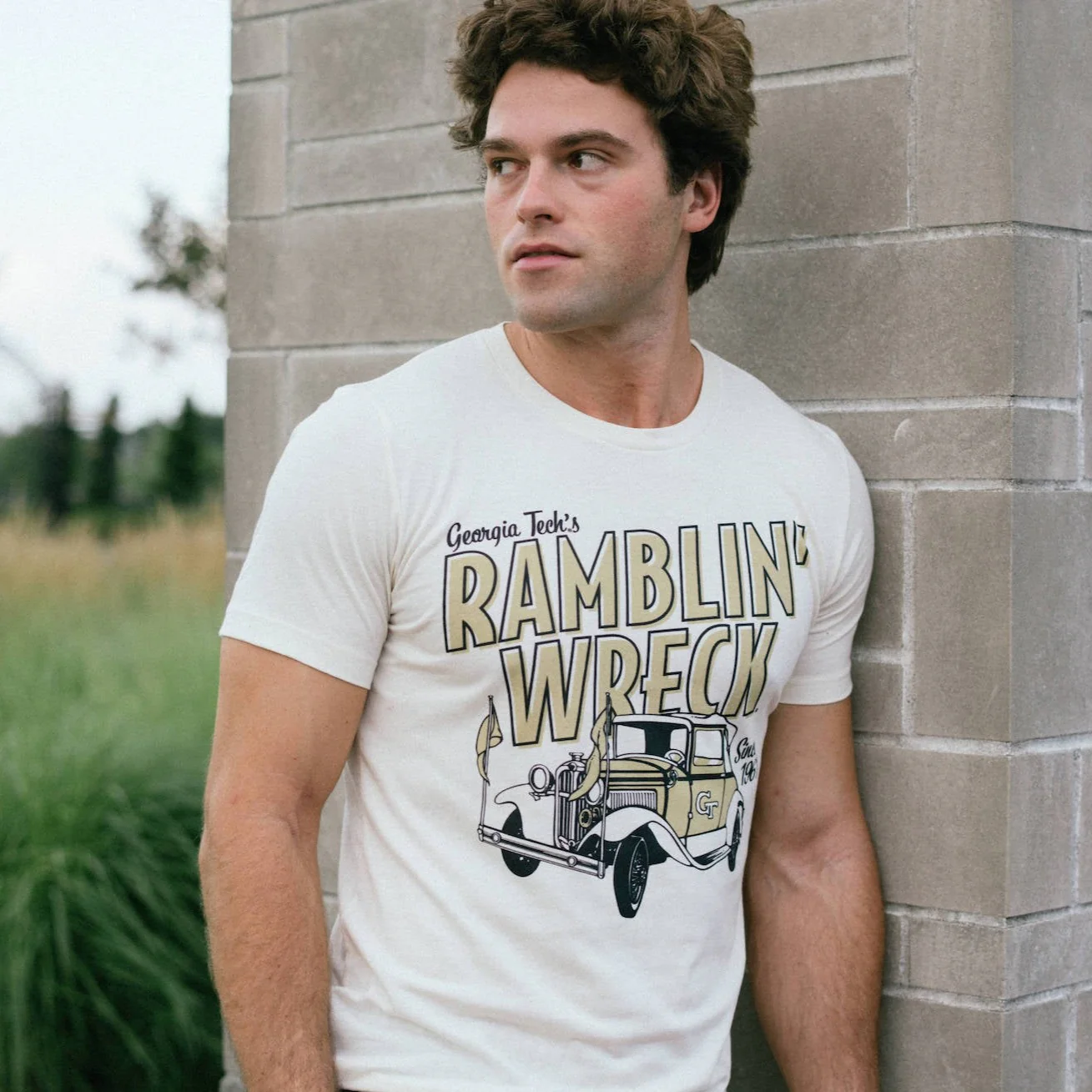 Georgia Tech Ramblin' Wreck Vintage Tee - Image 2