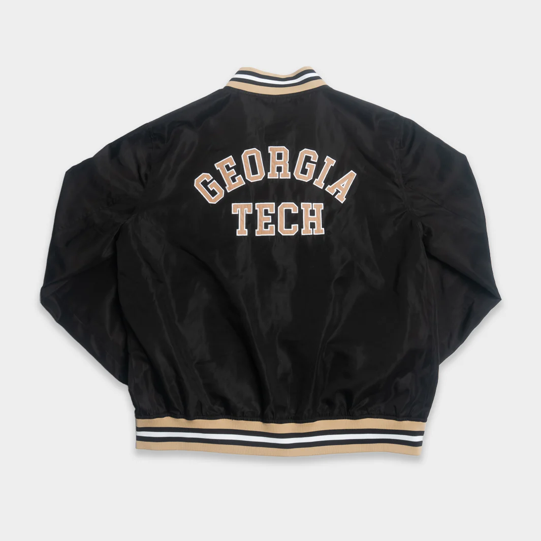 Georgia Tech Vintage Logo Bomber Jacket - Image 2