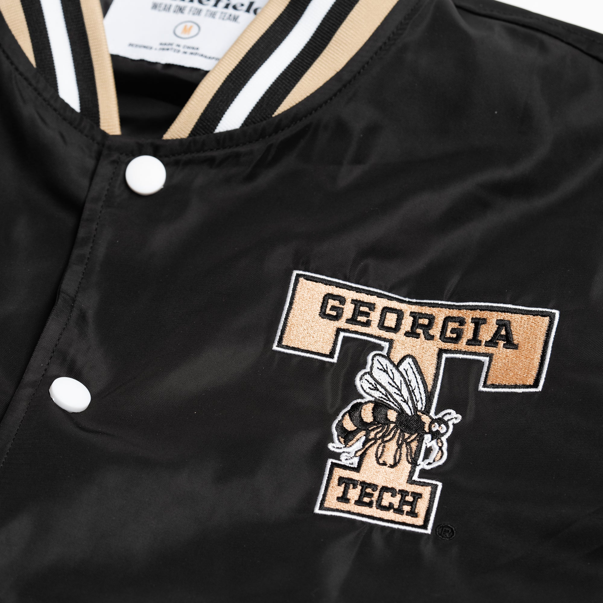 Georgia Tech Vintage Logo Bomber Jacket - Image 5